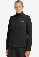 Джемпер Jack Wolfskin TAUNUS FZ W 1711391-6000 р.M черный