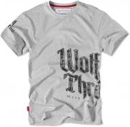 Футболка Dobermans Aggressive TS104 Wolf Throat р. XL светло-серый