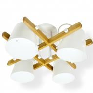 Люстра стельова LIGHT SET VOLOSHKA СRL 4xGX53 білий