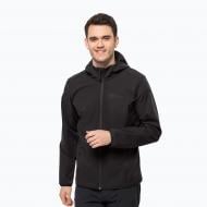 Джемпер Jack Wolfskin BORNBERG HOODY M 1307471-6000 р.S черный