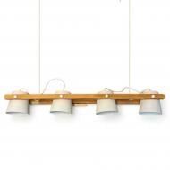 Люстра подвесная LIGHT SET VOLOSHKA RL 4x12 Вт /GX53 белый
