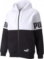 Толстовка Puma POWER FZ Hoodie 84610402 р. L черно-белый