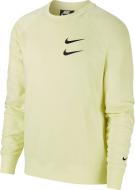 Свитшот Nike M NSW SWOOSH CREW FT CW7399-335 р. 2XL зеленый