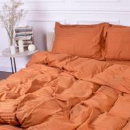 Комплект постельного белья MirSon Satin Stripe 30-0005 Brown 110х140 см коричневый