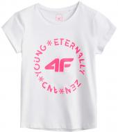 Футболка 4F HJL21-JTSD005A-10S белый Футболка 4F HJL21-JTSD005A-10S белый