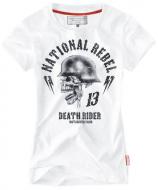 Футболка жіноча Dobermans Aggressive Death Rider р. XL білий