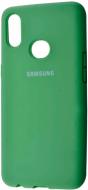Чехол WAVE Full Silicone Cover Samsung Galaxy A10s (A107F) темно-зеленый