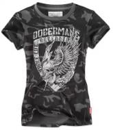 Футболка женская Dobermans Aggressive р. S серый камуфляж