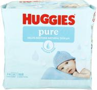 Салфетки Huggies Pure 2+1 56х3 168 шт. Салфетки Huggies Pure 2+1 56х3 168 шт.