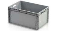 Евроконтейнер для хранения BAplast ЕВ-6432 с открытыми ручками 600х400х320 мм серый (965750)