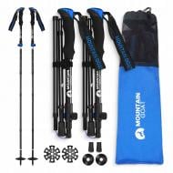 Трекинговые палки Mountain Goat Pro+ 43-130 см Black/Blue (P-5907739318244) MG0007