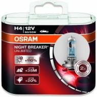 Автолампа галогенна Osram Night Breaker Laser Next Generation +150% H1 55 Вт 2 шт. (4052899991491)