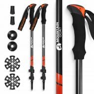 Трекинговые палки Mountain Goat Peak+ 60-135 см Black/Orange (P-5907739318275) MG0006