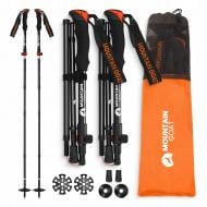 Трекінгові палиці Mountain Goat Pro+ 43-130 см Black/Orange (P-5907739318251) MG0008