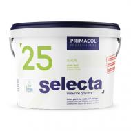 Краска интерьерная латексная Primacol Professional SELECTA 25 глянец белый 10 л