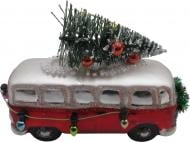 Підвіска YANCHENG BUYU скляна автобус JF0249249 8 см червоний