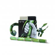 Мило органічне Uoga Uoga з олією ягід ялівця та бамбуковим вугіллям 100 г 1 шт./уп. Мило органічне Uoga Uoga з олією ягід ялівця та бамбуковим вугіллям 100 г 1 шт./уп.