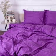 Комплект постільної білизни MirSon Satin Stripe 30-0009 Purple 110х140 см фіолетовий