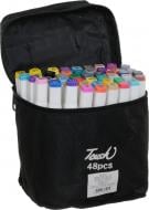 Набор двухсторонних скетч маркеров Touch Sketch Marker 48 цветов в сумочке 