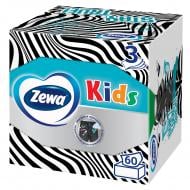 Салфетки бумажные в коробке Zewa Kids косметические трехслойные 60 шт.