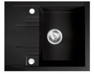 Мийка для кухні Ferro Mezzo II 58x48 см графіт (DRGM48/58BA)