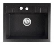 Мийка для кухні Ferro Mezzo II 58x48 см графіт shine