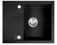 Мийка для кухні Ferro Mezzo II 58x48 см графіт shine (DRGM48/58HA)