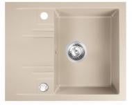 Мийка для кухні Ferro Mezzo II 58x48 см пісок