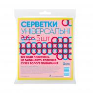 Серветка універсальна Добра господарочка 30х36 см 5 шт./уп. різнокольорові