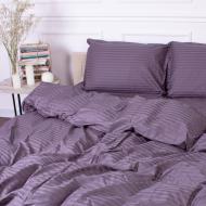 Комплект постельного белья Satin Stripe 30-0011 Gray 200х220 см серый MirSon