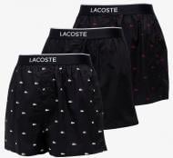 Трусы мужские мужские Lacoste BRANDED CROCODILE PRINT BOXE (3 шт) 7H1761-FJ0 M черный