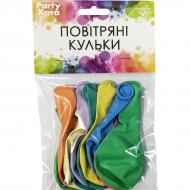 Шарики латексные Party Хата Macaron 25 см мульти 10 шт.