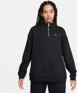 Свитшот Nike W NSW FLC QZ GLS FZ4633-010 р.XS черный