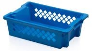 Ящик для хранения BAplast SN64/22 вкладываемый перфорированный универсальный 600х400х220 мм синий (971060)