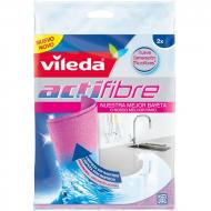 Салфетка Vileda Actifibre All Purpose Cloth в ассортименте 170х200 мм 2 шт./уп. / в ассортименте