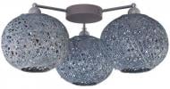Люстра потолочная TK Lighting BACKAZ 3x60 Вт E27 серый
