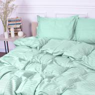 Комплект постельного белья MirSon Satin Stripe 30-0013 Azure 110х140 см бирюзовый