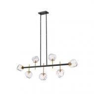 ВІТРИНА! Світильник підвісний Zuma Line Rock 7x28 Вт G9 чорний