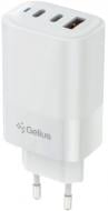 Мережевий зарядний пристрій Gelius Elevaro GP-HC065 65W USB + 2Type-C White