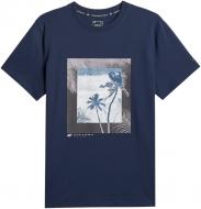 Футболка 4F TSHIRT M3034 4FWSS26TTSHM3034-31S р.M синий Футболка 4F TSHIRT M3034 4FWSS26TTSHM3034-31S р.M синий