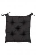 Подушка на стул 40х40см Фибра черная Прованс