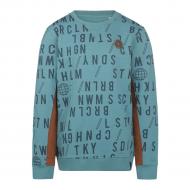 Реглан для мальчика NWM р.128 зеленовато-голубой U44168-1