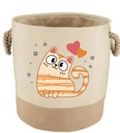 Корзина для игрушек HW Кошка 40х40х50 см NULL