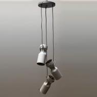 Светильник подвесной ALFA Kapris Mini 62077 3x40 Вт /E14 серый