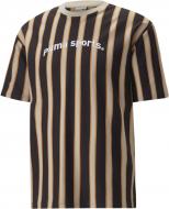 Футболка Puma PUMA TEAM STRIPED TEE 53823901 р.S черный