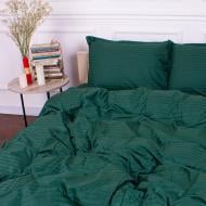 Комплект постільної білизни MirSon Satin Stripe 30-0017 Green 110х140 см бірюзовий