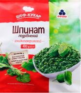 Овочі заморожені Рудь Шпінат подрібнений 400г / 20 (5903154540659)