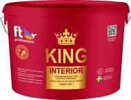 Краска акриловая FT Professional KING INTERIOR мат база под тонировку 9 л
