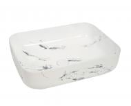Умивальник Mixxen Atlanta білий-мармур 50x40x13,5см MXWE0824CU
