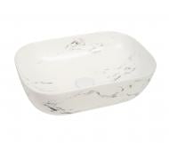 Умивальник Mixxen Thomas білий-мармур 45,5x32x13,5см MXWE0823CU